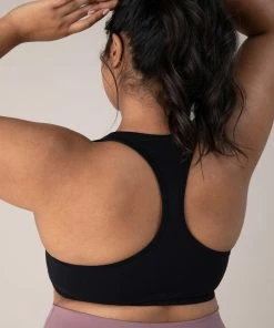 Hot Sale ❤️ BLOCHSTORE-US BLOCHeverhold Racerback Bra Ebony 🥰 -Bloch Active Collection Shop ZCO1704 EBN DCO1701 DIA XL 2475