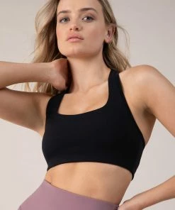 Hot Sale ❤️ BLOCHSTORE-US BLOCHeverhold Racerback Bra Ebony 🥰