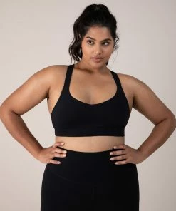 Cheap 🌟 BLOCHSTORE-US BLOCHeverhold Criss Cross Bra Ebony 😍 -Bloch Active Collection Shop ZCO1705 EBN TCO1702 EBN XL 3172