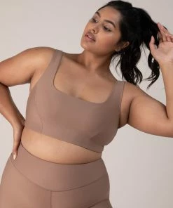 Promo ✨ BLOCHSTORE-US BLOCHsculpt Square Neck Bra Toffee ⌛ -Bloch Active Collection Shop ZCO1802 TOF TCO1802 TOF XL 1870