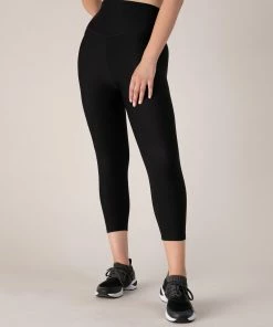 Promo 🔥 BLOCHSTORE-US BLOCHsculpt 3/4 Length Legging Ebony 👍 -Bloch Active Collection Shop ZCO1803 EBN TCO1800 EBN MED 1149