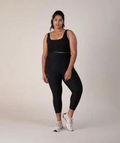 Promo 🔥 BLOCHSTORE-US BLOCHsculpt 3/4 Length Legging Ebony 👍 -Bloch Active Collection Shop ZCO1803 EBN TCO1800 EBN XL 1724