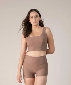 Promo ❤️ BLOCHSTORE-US BLOCHsculpt Scoop Neck Bra Toffee 💯 -Bloch Active Collection Shop ZCO1803 TOF DCO1800 TOF MED 1194