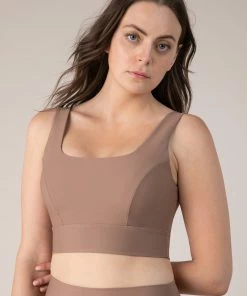 Promo ❤️ BLOCHSTORE-US BLOCHsculpt Scoop Neck Bra Toffee 💯 -Bloch Active Collection Shop ZCO1803 TOF DCO1800 TOF MED 1202