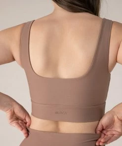 Promo ❤️ BLOCHSTORE-US BLOCHsculpt Scoop Neck Bra Toffee 💯 -Bloch Active Collection Shop ZCO1803 TOF DCO1800 TOF MED 1214