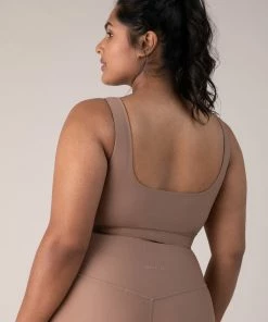 Promo ❤️ BLOCHSTORE-US BLOCHsculpt Scoop Neck Bra Toffee 💯 -Bloch Active Collection Shop ZCO1803 TOF DCO1800 TOF XL 1839