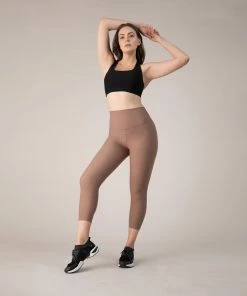 Outlet 💯 BLOCHSTORE-US BLOCHsculpt 3/4 Length Legging Toffee ✔️ -Bloch Active Collection Shop ZCO1804 EBN TCO1800 TOF MED 1020