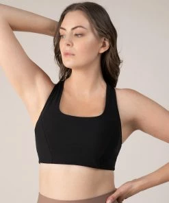 Brand new 🔔 BLOCHSTORE-US BLOCHsculpt Racerback Bra Ebony ❤️ -Bloch Active Collection Shop ZCO1804 EBN TCO1800 TOF MED 1026