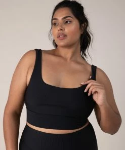 Best Sale 😍 BLOCHSTORE-US BLOCHrib Scoop Bra Ebony 🔥 -Bloch Active Collection Shop ZCO1903 EBN DCO1901 EBN XL 3647