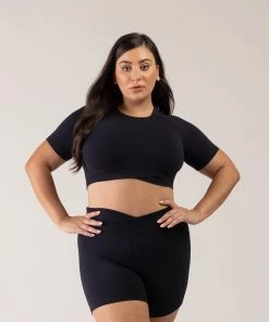 Outlet 💯 BLOCHSTORE-US BLOCHeverhold Cross Over Tee Graphite 💯 -Bloch Active Collection Shop ZCO2100 GPH DCO2100 GPH XL 6652