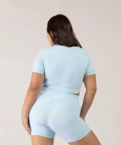 Buy 🧨 BLOCHSTORE-US BLOCHeverhold Cross Over Tee Ice Blue 🌟 -Bloch Active Collection Shop ZCO2100 ICB DCO2100 ICB XL 6519