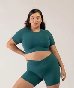 Wholesale 😉 BLOCHSTORE-US BLOCHeverhold Cross Over Tee Verdigris 😍 -Bloch Active Collection Shop ZCO2100 VRG DCO2100 VRG XL 6779