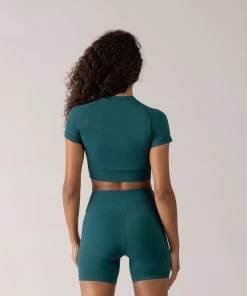 Wholesale 😉 BLOCHSTORE-US BLOCHeverhold Cross Over Tee Verdigris 😍 -Bloch Active Collection Shop ZCO2100 VRG DCO2100 VRG XS 6851