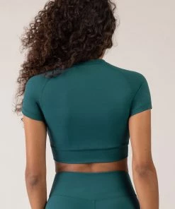 Wholesale 😉 BLOCHSTORE-US BLOCHeverhold Cross Over Tee Verdigris 😍 -Bloch Active Collection Shop ZCO2100 VRG DCO2100 VRG XS 6856