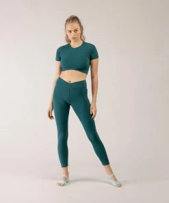 Buy 🔔 BLOCHSTORE-US BLOCHeverhold 7/8 Length Cross Over Legging Verdigris 🔔 -Bloch Active Collection Shop ZCO2100 VRG TCO2100 VRG M 6898
